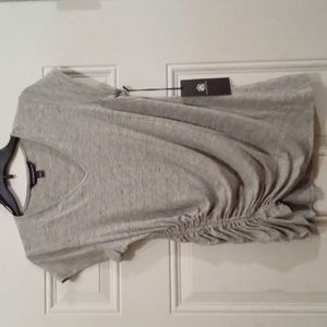 Heather Gray Women Top Size Medium